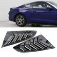 thumbnail image 1 of Sarkoyar 2Pcs Gloss Black Side Window Scoops Modified Side Window Louvers Covers for Ford Mustang 15-17, 1 of 6