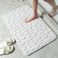 thumbnail image 1 of Alfonbrilla de Baño, Espuma Viscoelástica, Ultraabsorbente y Antideslizante, Vellón Coral, Impermeable, Versátil de Baño, Cocina y Salón, 60 X 90 Cm., 1 of 3