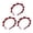 Red, variant on 3Pcs Braided Headband with 8 Clips Each Multi-Tooth Layered Design Hair Hoop Women Girls Easy Styling Hair Accessories