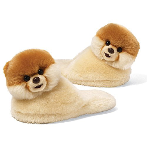 Gund Boo The World\'s Cutest Dog Child Sized Slippers 9\