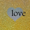thumbnail image 2 of Phillip, Jamie 26x26 Black Ornate Wood Framed with Double Matting Museum Art Print Titled - Love Gold 2, 2 of 4