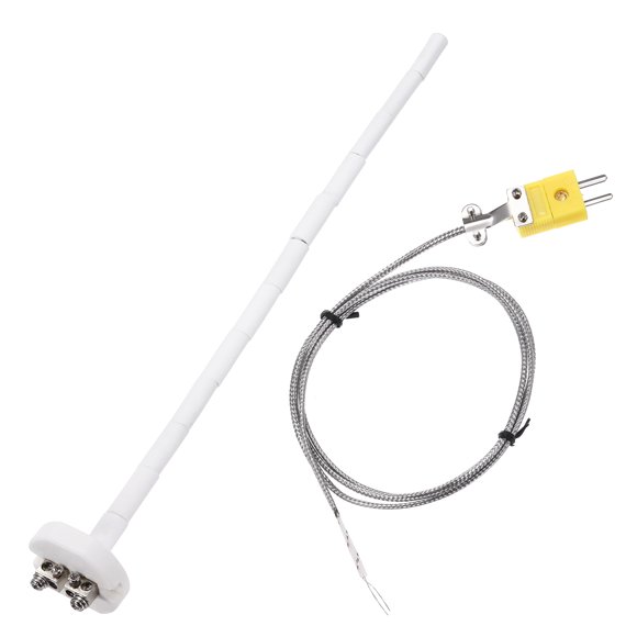 12" K Type Thermocouple Probe with 3.3 ft Thermocouple Wire 1.5mmx300mm