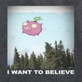 thumbnail image 2 of Invader ZIM - GIR Sitting on Flying Pig - I Want to Believe - Toddler And Youth Girls Fleece Dress, 2 of 4