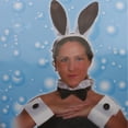 thumbnail image 1 of Conjunto de Disfraces de Conejo Yinane 3 Piezas Diadema Pajarita Muñequera Cosplay Party Prop Set, 1 of 8