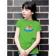 thumbnail image 2 of Cute Corgi Sleeping On Pillow T-Shirt Juniors -Image by Shutterstock,  Large, 2 of 4