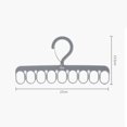 thumbnail image 3 of Clothes Hanger Multi-use Strong Construction Plastic Home Excellent Clamping Organizer Hanger for Gifts, 3 of 5