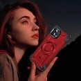 thumbnail image 7 of Designed for Motorola Moto G Stylus 5G 2023 Armor Case with Camera Cover Stand, Shockproof Protection Compatible with MagSafe Rugged Case Cover, Support Car Magnetic Holder - Red, 7 of 7