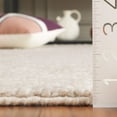 thumbnail image 3 of SAFAVIEH Natura Tryik Solid Runner Rug, Ivory/Beige, 2'3" x 8', 3 of 6