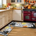 thumbnail image 5 of Halloween Kitchen Mats for Floor, Halloween Decorations Non Slip Backing Halloween Kitchen Rug Set of 2 Low-Profile Mat Halloween Decor for Home Party (Grey, 17"x47"+17"x30"), 5 of 6