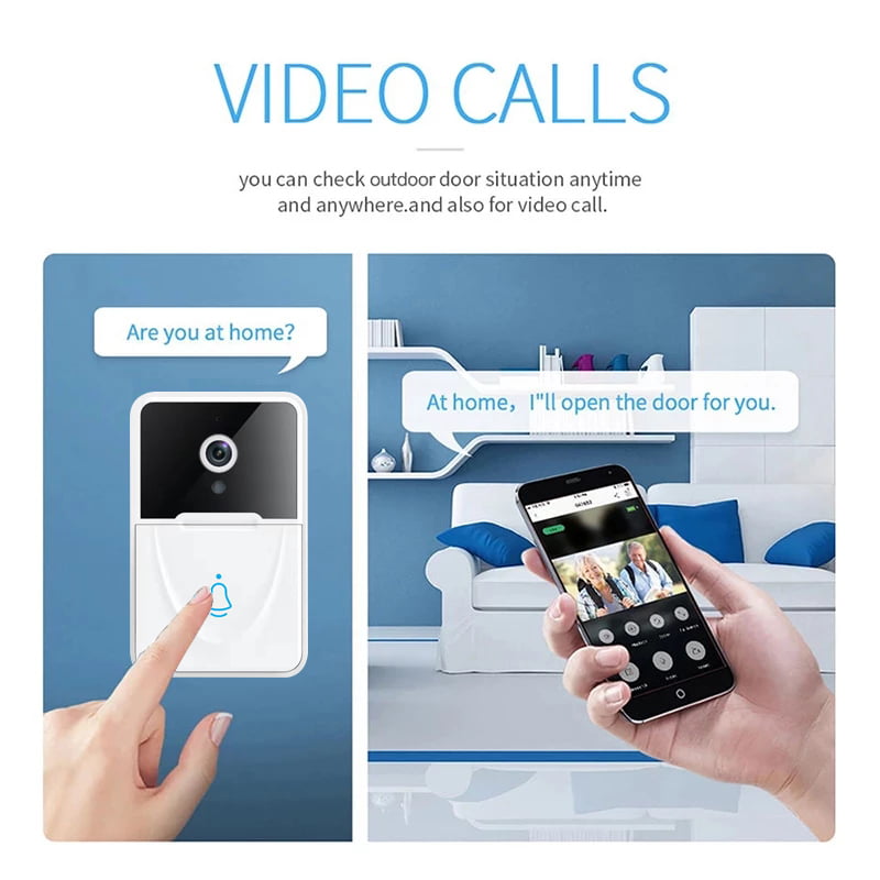 Smart Wireless Doorbell Camera X9 Remote Video Doorbell Smart