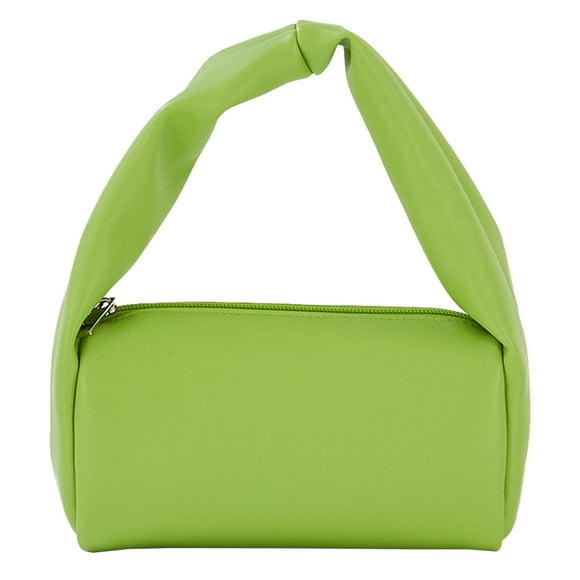 PU minority handbag mini candy-colored girls wash storage Joker portable cosmetic bag.