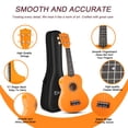 thumbnail image 5 of Everjoys 21" Soprano Ukulele Beginner Kit w/ Free Online Lesson, Gig Bag, Strap, Digital Tuner, Spare String, Picks, Polishing Cloth, Rainbow Series, 5 of 11