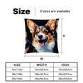 thumbnail image 5 of Corgi Luxurious Velvet Throw Covers Pillow Inserts - Set of 2 Throw Pillows with Unique Patterns - 16x16, 18x18, 20x20 Inches for Home Decor and Gifts, 5 of 6