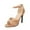 Brown, variant on Fesfesfes Slandals for Women's Shoes Solid Color Classic Roman Vintage Buckle Ankle Strap Sandals Super High Heel Stilettos