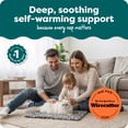 thumbnail image 2 of FurHaven ThermaNAP Self Warming Cat Mat & Dog Bed for Crates with Self-Warming Technology for Cozy Rest, Fully Machine Washable, Large, Quilted Faux Fur, Snow Leopard, 2 of 9