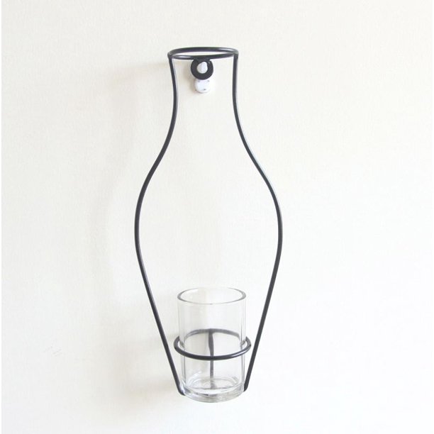 Lizxun Iron Frame Vase Wall Nordic Style Plant Decorative Shelves DIY