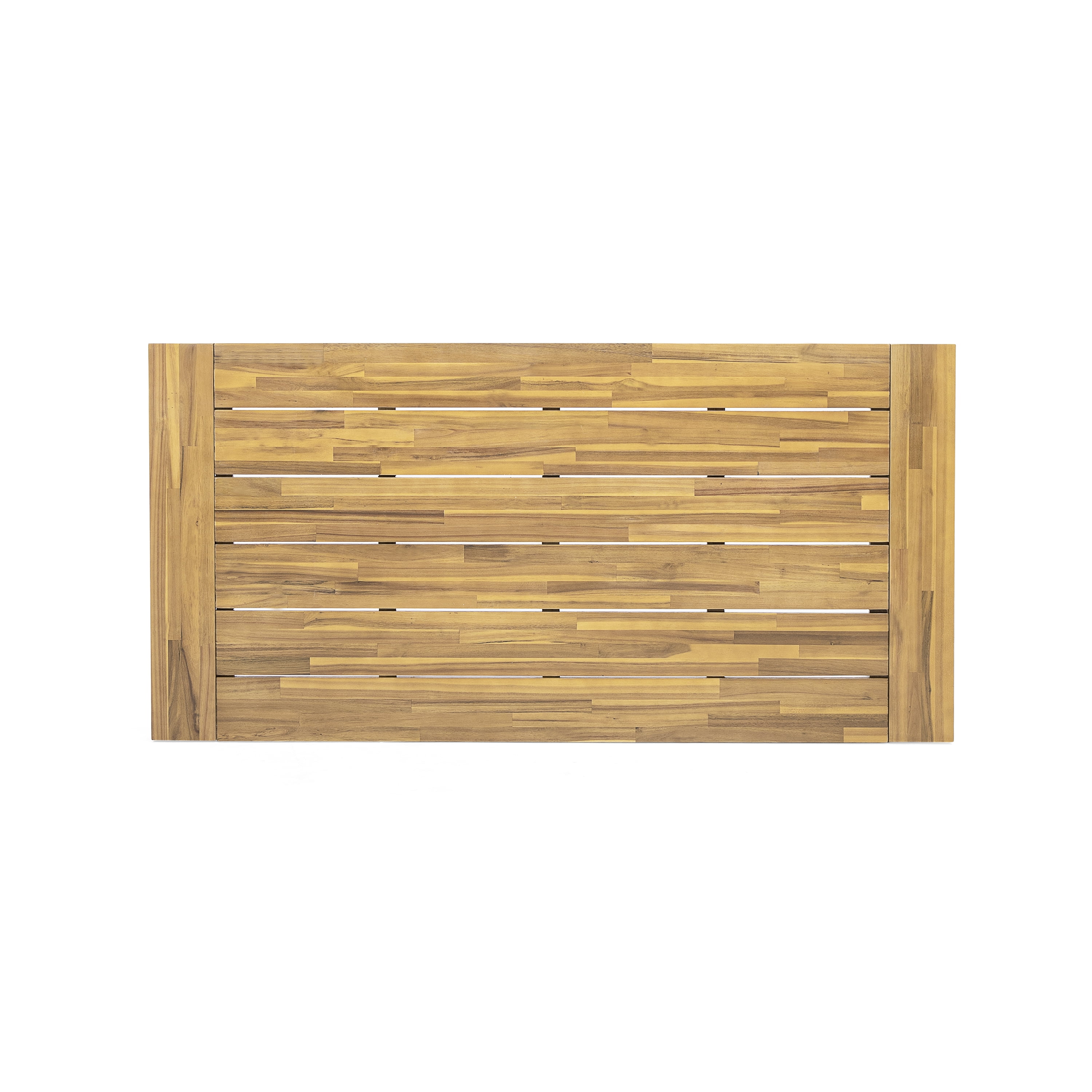 Dining Table, Outdoor Acacia Wood Patio Table for Garden Poolside Deck, Teak