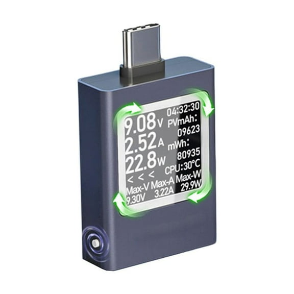 Mobile phone charger tester multi-function test power meter