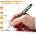 thumbnail image 2 of 16GDigital Voice Recorder Pen Portable USB MP3 Playback Mini Grabación de voz para conferencias Reuniones brillar Electrónica, 2 of 4