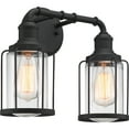 thumbnail image 3 of Quoizel Ludlow 2-Light 15" Bathroom Vanity Light in Earth Black, 3 of 4