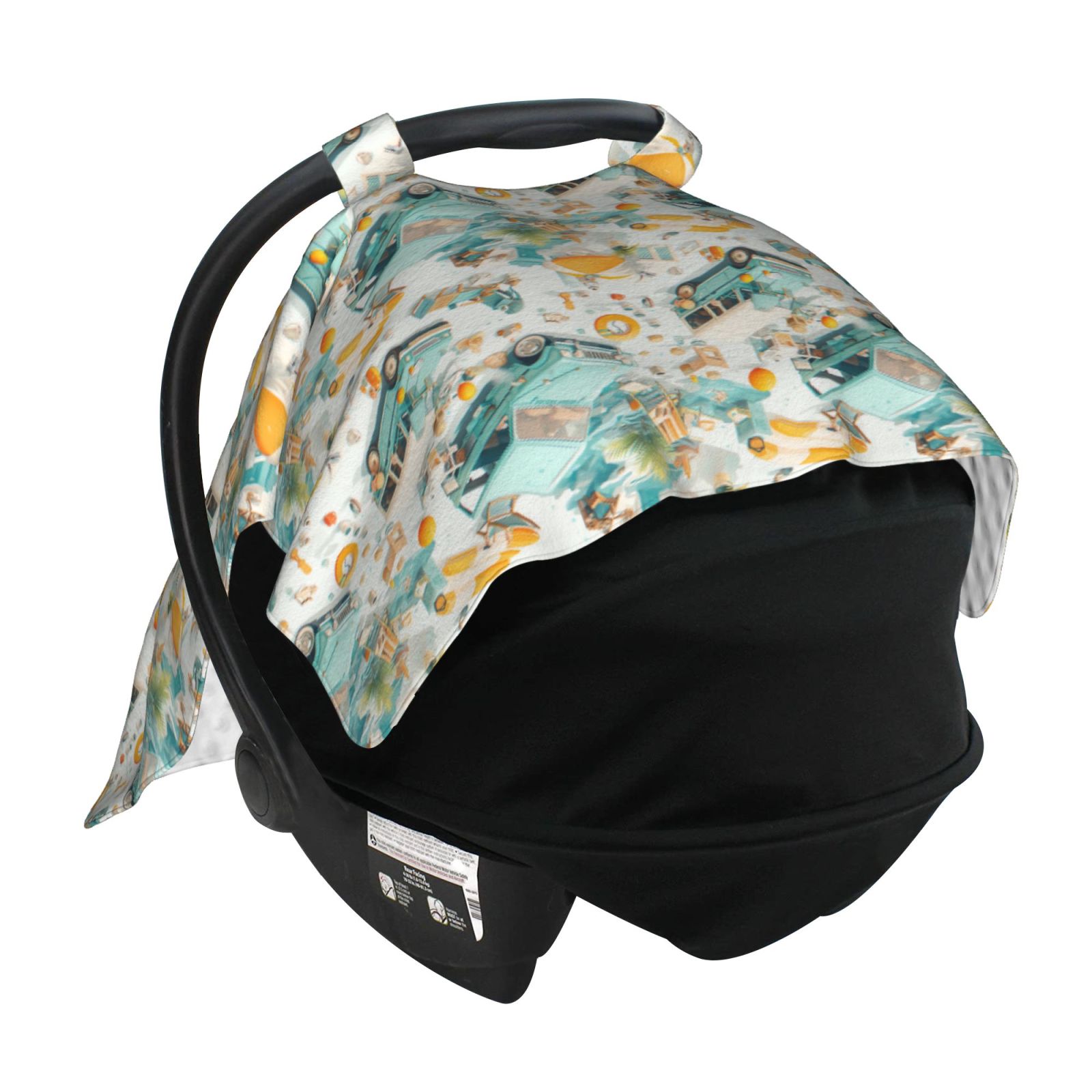 Car Seat Cover Baby - travel SUV RV camping Breathable Infant Car Seat Cover for Baby Carseat, Lightweight Comfort Baby Essentials Must Haves Newborn Stuff for Girl Boy