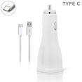 thumbnail image 1 of For Google Pixel XL OEM Car Charger+USB-C Data Power Charging Cable White, 1 of 9