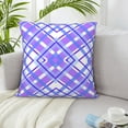 thumbnail image 6 of ZICANCN Geometric Plaid Decorative Throw Pillow Covers, Bed Couch Sofa Decorative Knit Pillow Covers for Living Room Farmhouse 20"x20", 6 of 8