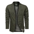 thumbnail image 1 of Traje retro de primavera de color sólido para hombres de negocios jóvenes y de mediana edad, traje holgado, chaqueta informal que combina con todo, 1 of 6