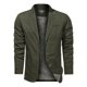 thumbnail image 1 of Traje retro de primavera de color sólido para hombres de negocios jóvenes y de mediana edad, traje holgado, chaqueta informal que combina con todo, 1 of 6