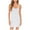 White, variant on IROINNID Formal Dress for Women Wedding Guest Homecoming Party Trendy Solid V-neck Suspenders Sleeveless Night Dress,Black