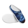 thumbnail image 3 of Lsque Cute Fish Flower Couple Pattern Womens Comfort Cotton on Scuff With Memory Foam and Anti-skid Sole Slipper-35/36, 3 of 7
