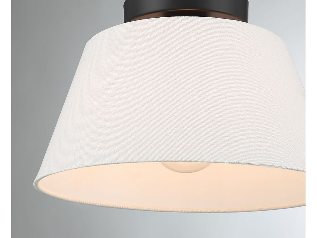 Meridian M60077MBK 1-Light Ceiling Light in Matte Black