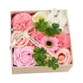 thumbnail image 2 of Caja de regalo de flores de jabón de rosas Jabón con aroma floral Jabones decorativos Ramos de flores, 2 of 8