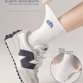 thumbnail image 2 of Calcetines de hombre hasta media pantorrilla, calcetines altos de otoño e invierno para hombre, calcetines de pareja para mujer, medias deportivas de moda para baloncesto, 2 of 3