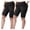 *Black, variant on Women's Plus 2-Pack Butt Lift Biker Shorts,Ladies Breathable Stretchy Bottoms,Workout Sweatpants For Women,Blue,L-5XL