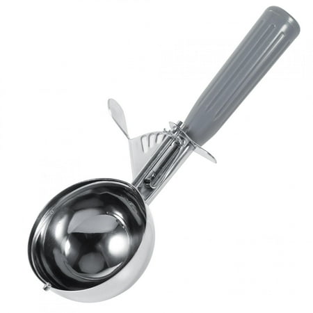 

1Pc Practical Stainless Steel Fruit Ice Cream Scoop Spoon Mashed Potato Scoop with Plastic Handle Kitchen Tool [7.2CM]