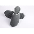 thumbnail image 2 of Roxoni Womens Clog Slippers Microterry Memory Foam Comfy Footbed Grey, 2 of 6