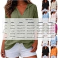 thumbnail image 3 of BUIGTTKLOP Women's Beach Cover up Hoodies Sweatshirt Long Sleeve V Neck Hooded Shirt Top with Pockets, 3 of 8