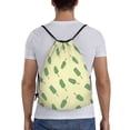 thumbnail image 2 of Drawstring Backpack, Cactus Popsicle Light Waterproof Sports Gym Bag Draw String Back Bag for Men Women, Sackpack Cinch Workout Bag for Sports, Travel, Swimming, Beach, 2 of 8