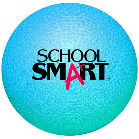 School Smart Natural Rubber Playground Ball, 8.5", Multiple Colors