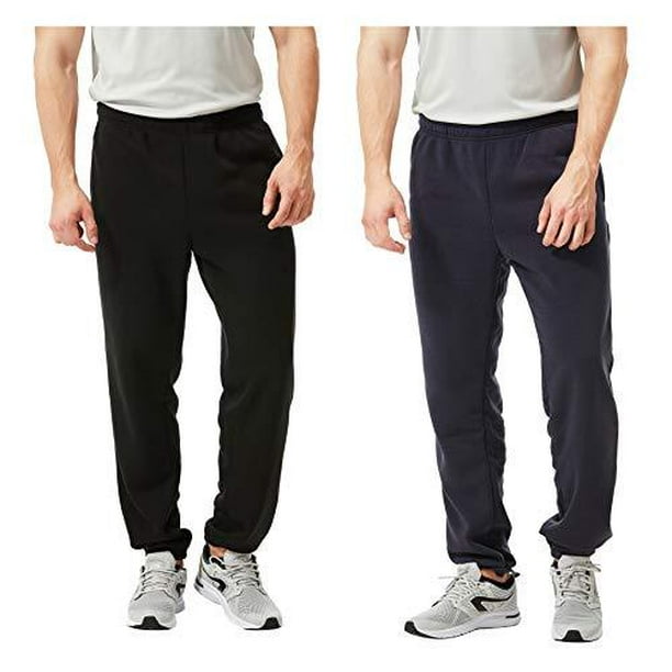 The Gym People Men's Fleece Joggers Pants with Deep Pockets Athletic Loose-fit  Sweatpants for Workout, Running, Training, Fleece Lined Black, Small :  : Fashion