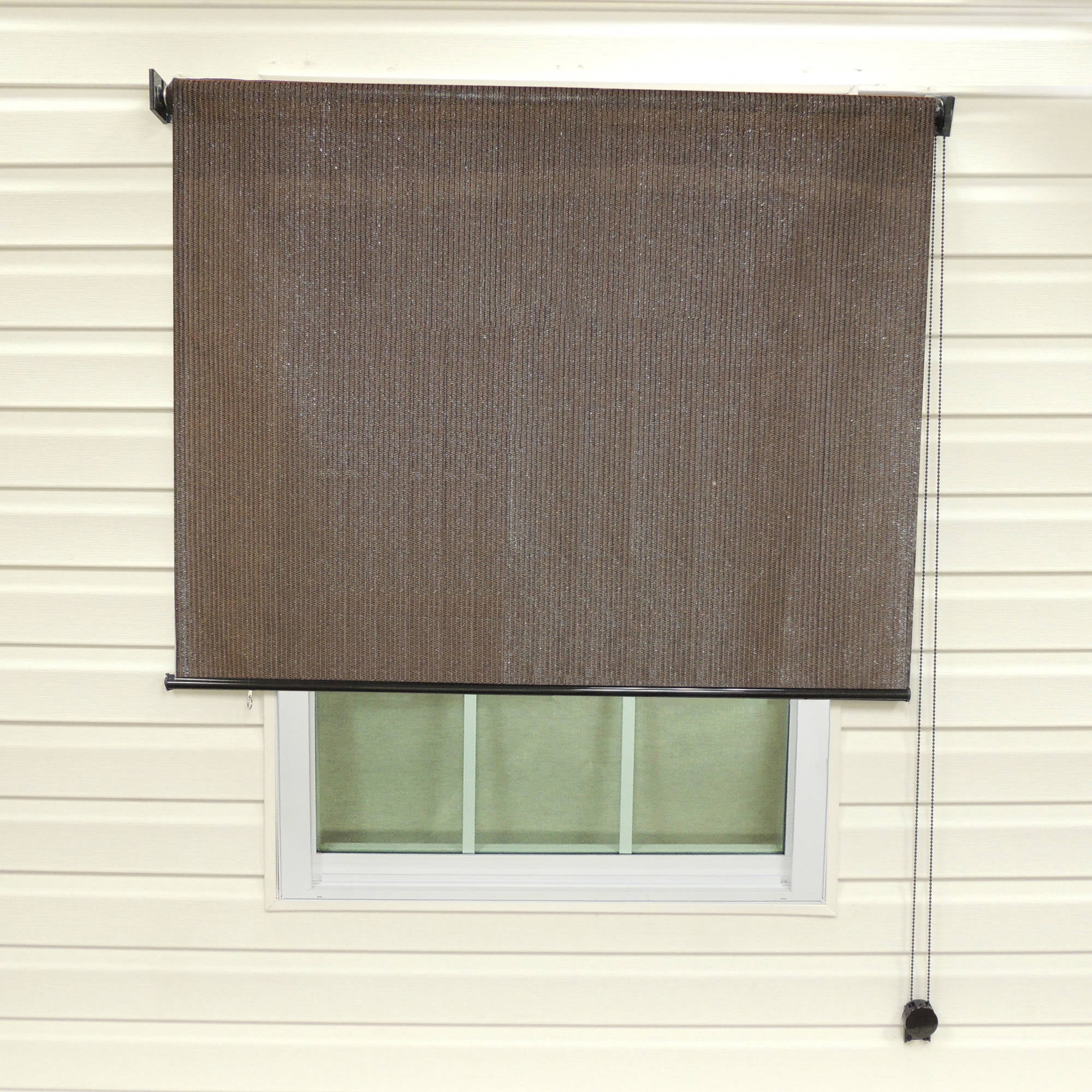 Radiance Montecito Roll  Up  Sun Window Shade  Espresso 