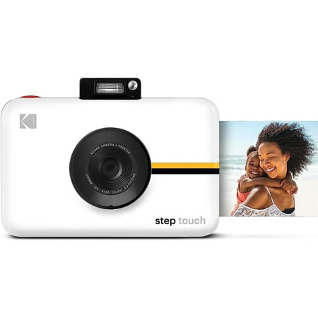 Kodak Step Touch 13MP Digital Camera & Instant Printer with 3.5” LCD Touchscreen Display (White)