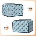 thumbnail image 3 of Rateoe German Shepherd Dog Pattern Toaster Covers 4 Slice Wide Slot,Bread Machine Cover,Bread Dust Cover & Fingerprint Protection,Appliance Covers, 3 of 6