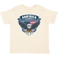 thumbnail image 3 of Inktastic America with Eagle Shield and Banner Boys or Girls Toddler T-Shirt, 3 of 5
