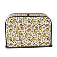 thumbnail image 2 of Picia Cute Bee Print 2 Slice Toaster Cover , Toaster Protector Dustproof Kitchen Appliance Cover, Kitchen Appliance Dustproof Protector, 2 of 7