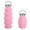 Pink 4X8, variant on Water Bottles, 500ml Portable Foldable Expandable Water Bottle Sports Cups, Leak Proof And Reusable, For Outdoor Activities Travel, Xinsrenus Under $5! Water Bottles, 500ml Portable