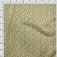 thumbnail image 4 of oneOone Cotton Poplin Olive Green Fabric Floral Abstract Sewing Material Print Fabric By The Yard 56 Inch Wide, 4 of 4