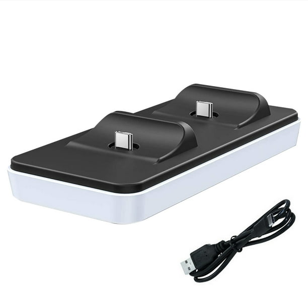 Cargador de Playstation Controlador de juegos de plástico Base de carga Reemplazo de la estación de acoplamiento del controlador dual para PS5 Scienceny EL000922-00B