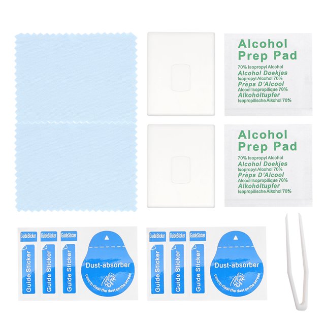 2 juegos de protector de pantalla de vidrio templado, película protectora a prueba de arañazos para lente de cámara Dji Mavic Air 2